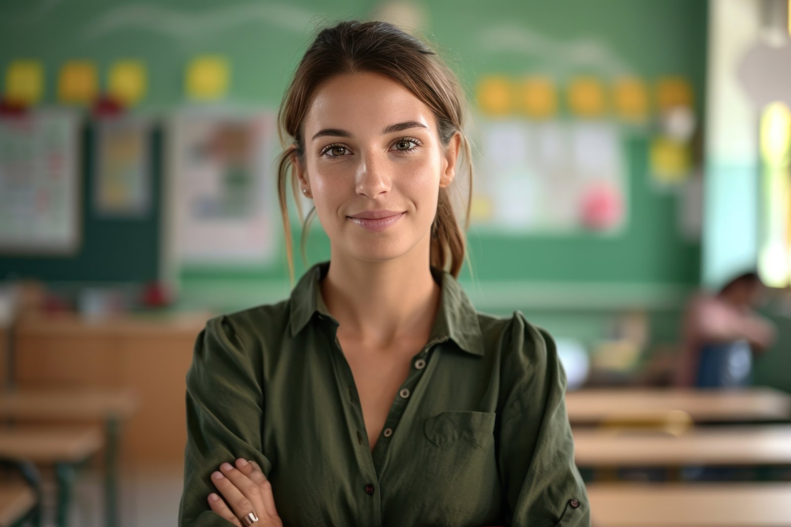 Teacher preparing for certification exam