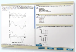 Practice test dashboard interface